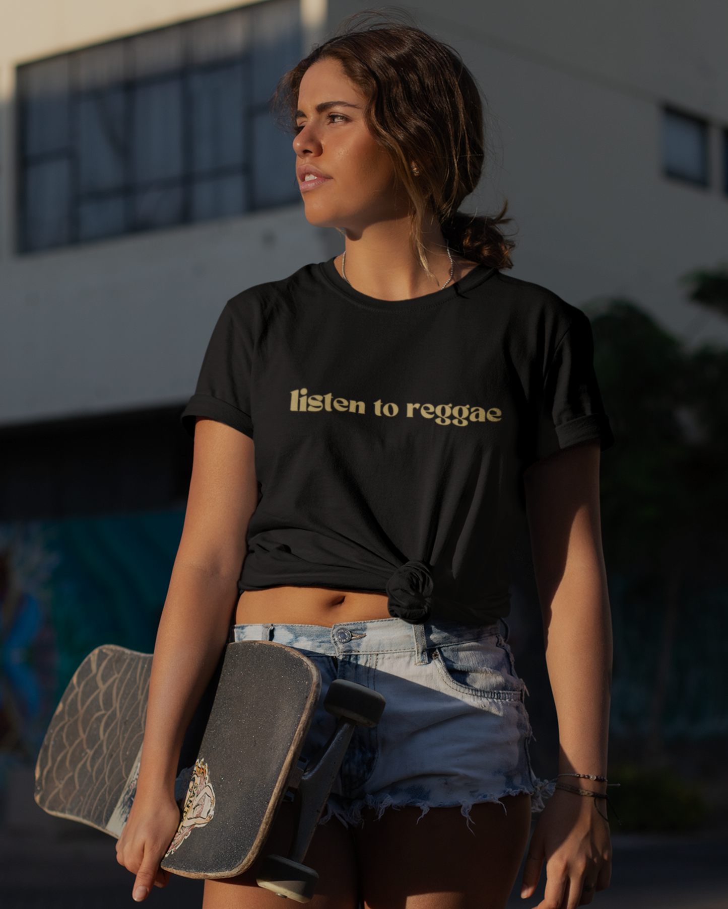 Camiseta Listen to Reggae.
