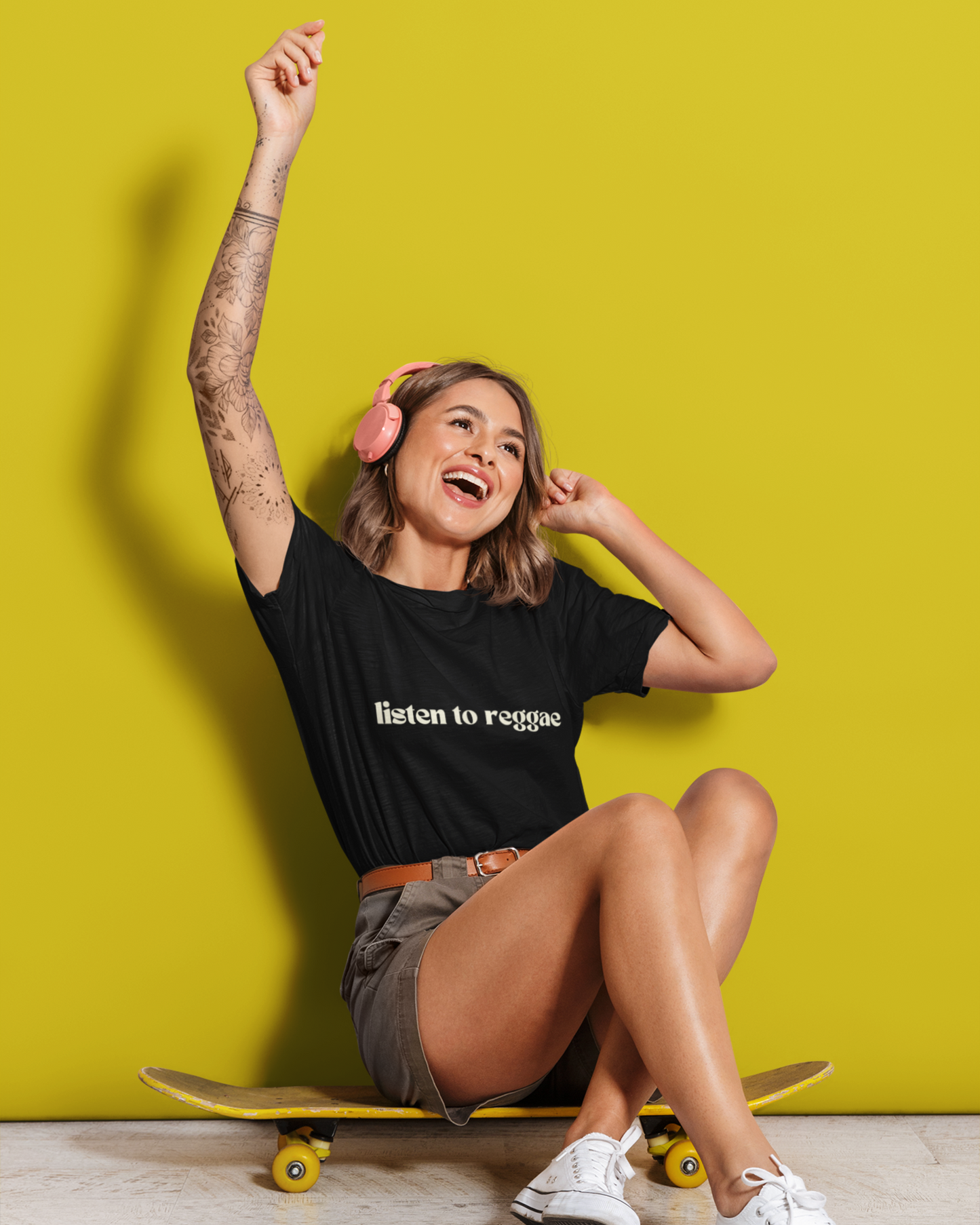 Camiseta Listen to Reggae.