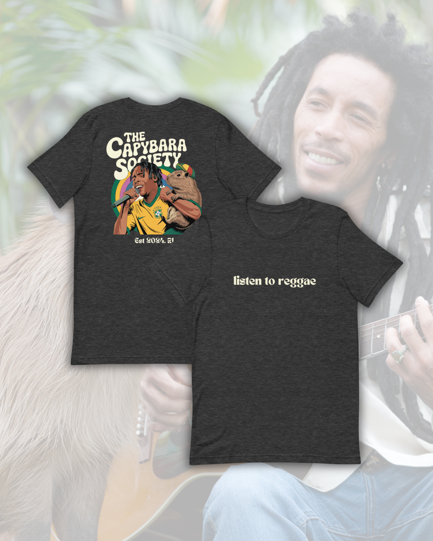Camiseta Listen to Reggae.