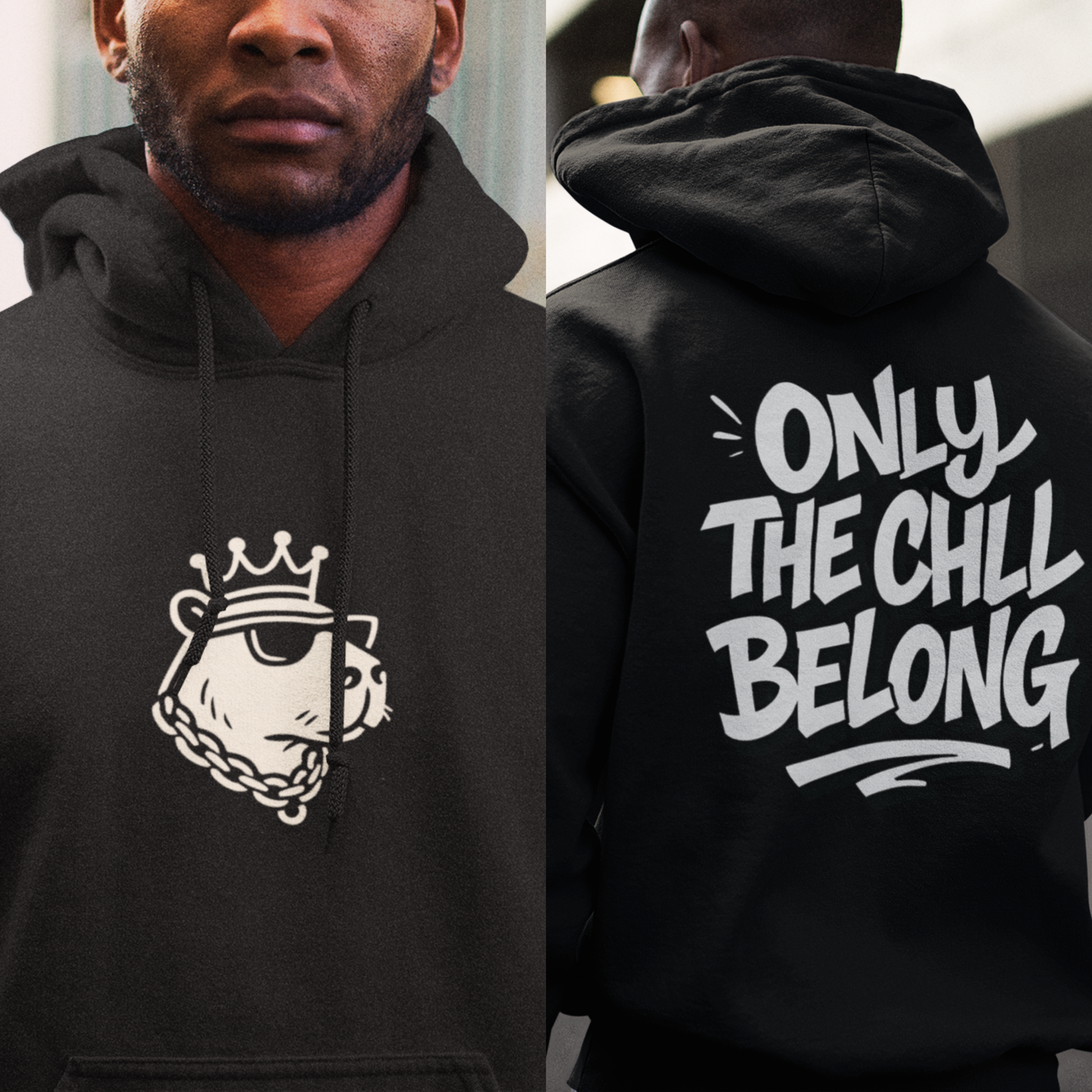 Moletom Capybara Society – Only the Chill Belong | Edição Exclusiva