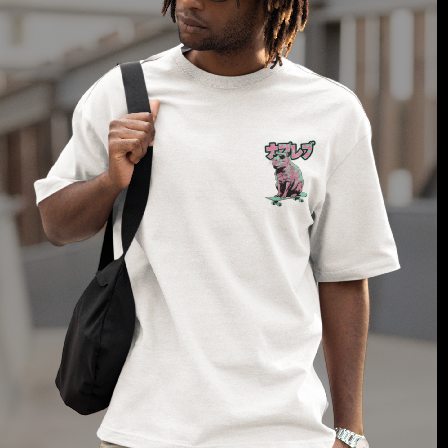 Camiseta Capivara Skatista "Rebels Against the Mainstream II" | Estilo Urbano e Alternativo | Streetwear Unissex