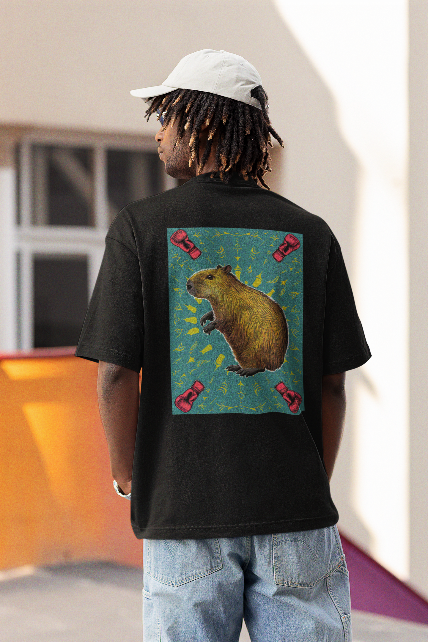 Capybara Boxer Oversized T-Shirt