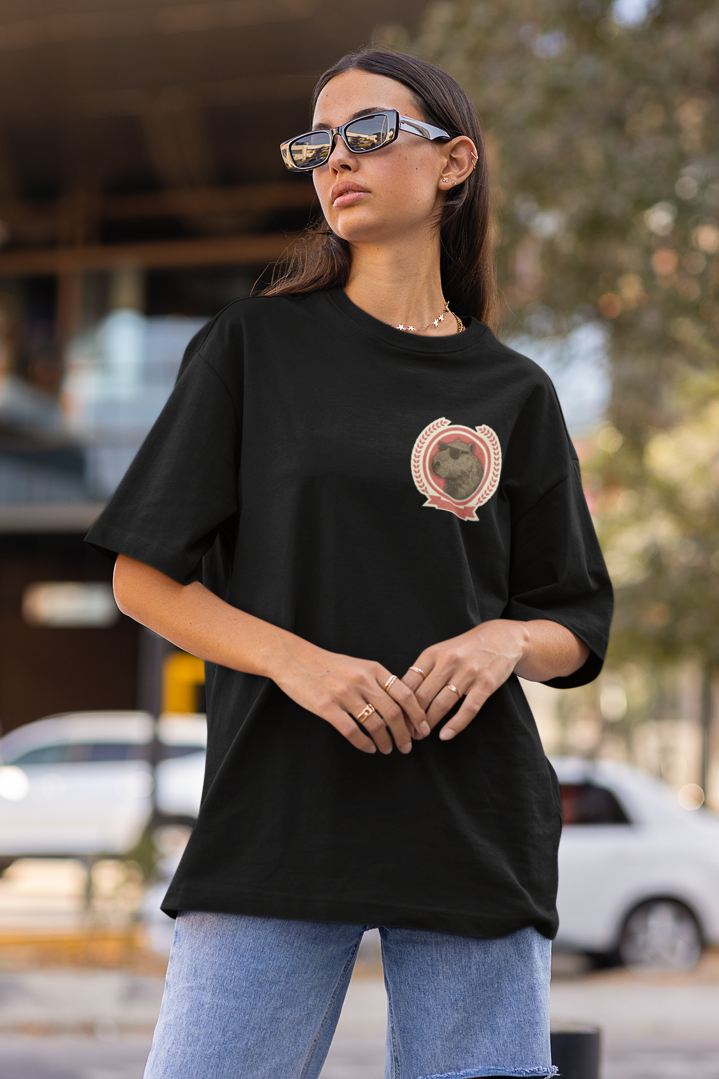 Capybara Boxer Oversized T-Shirt