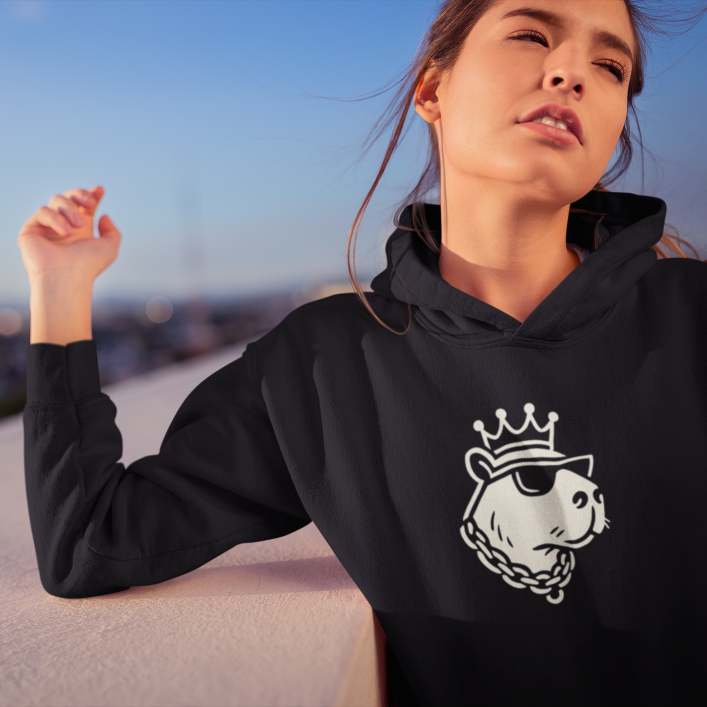 Moletom Capybara Society – Only the Chill Belong | Edição Exclusiva