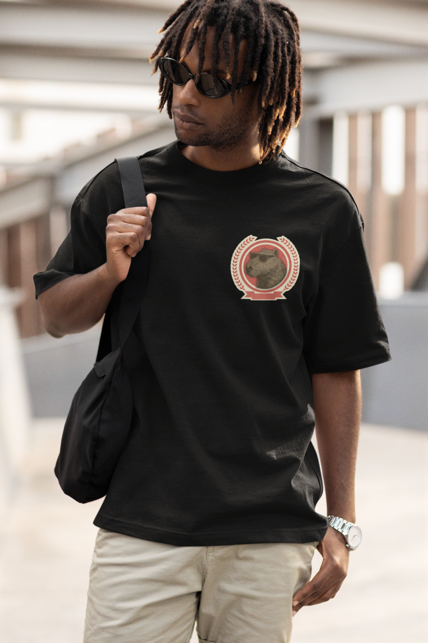Capybara Boxer Oversized T-Shirt