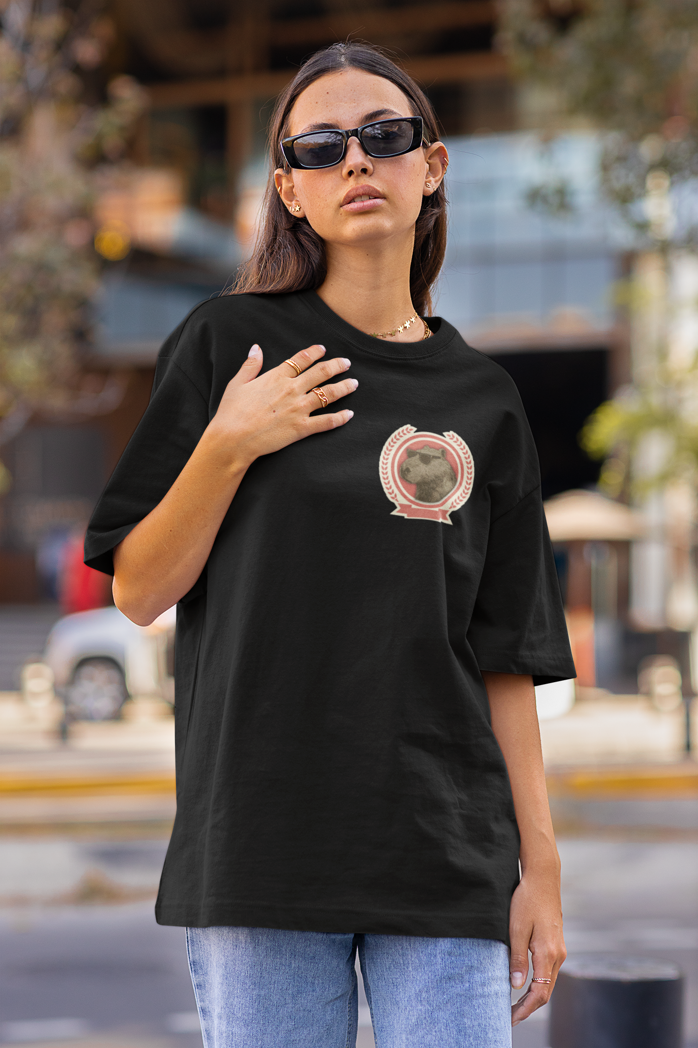 Capybara Boxer Oversized T-Shirt