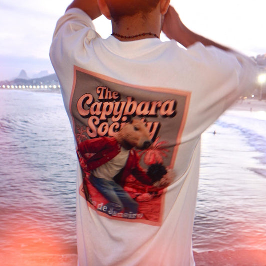 Camiseta Capivara Skatista "Rebels Against the Mainstream II" | Estilo Urbano e Alternativo | Streetwear Unissex