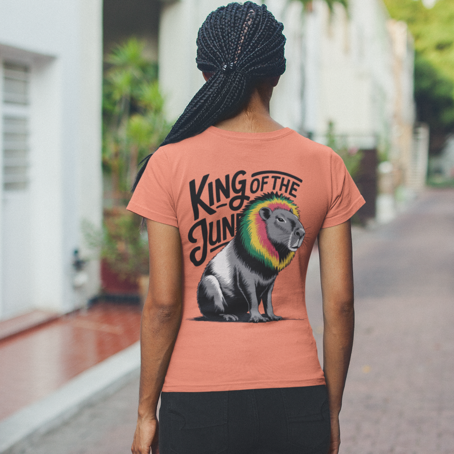 Blusa Capivara Reggae – “King of the Jungle” – Estilo Urbano Vintage