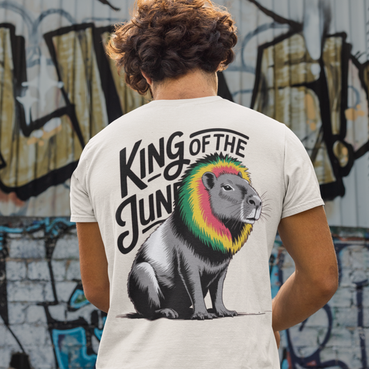 Blusa Capivara Reggae – “King of the Jungle” – Estilo Urbano Vintage