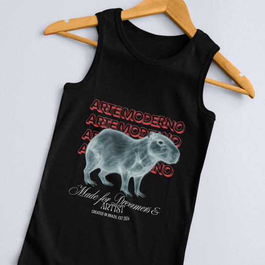 Regata Capivara Arte Moderno – Estampa de Radiografia | Streetwear Criativo