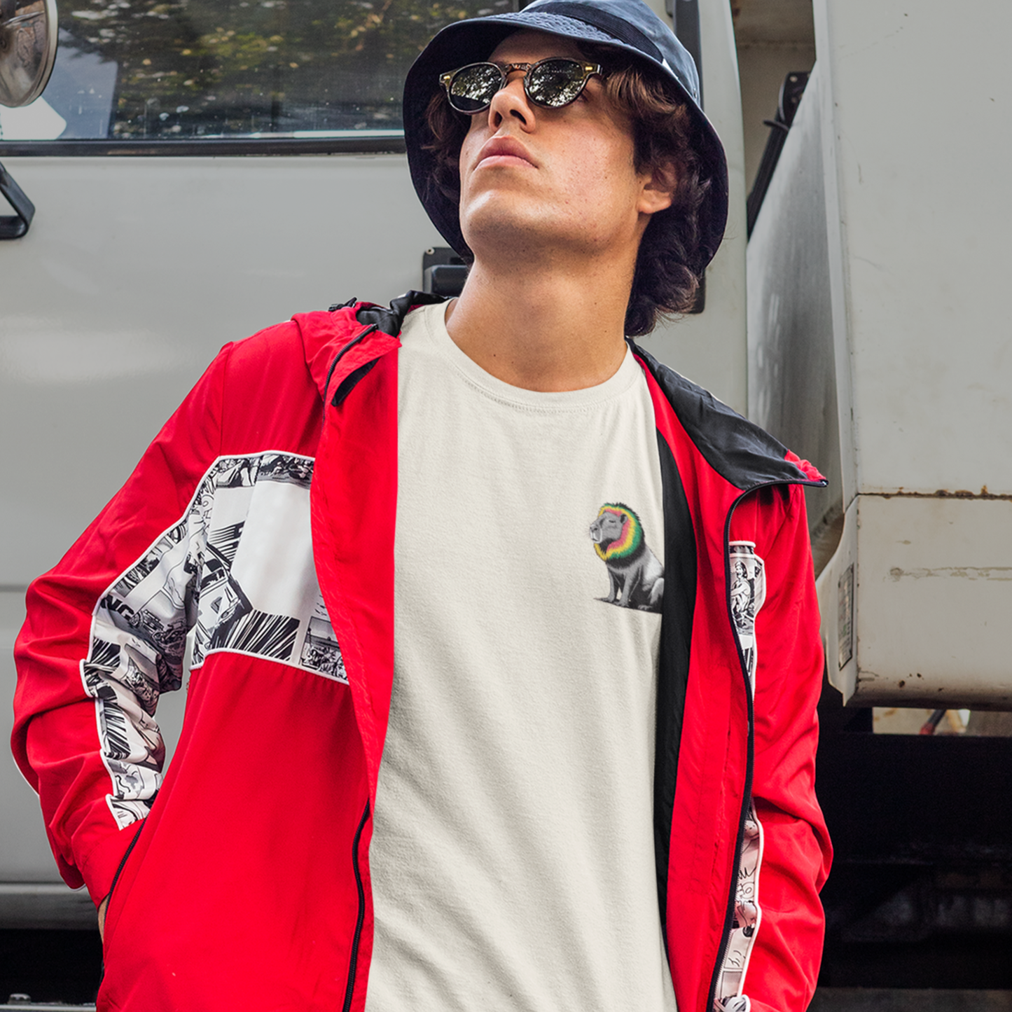 Blusa Capivara Reggae – “King of the Jungle” – Estilo Urbano Vintage