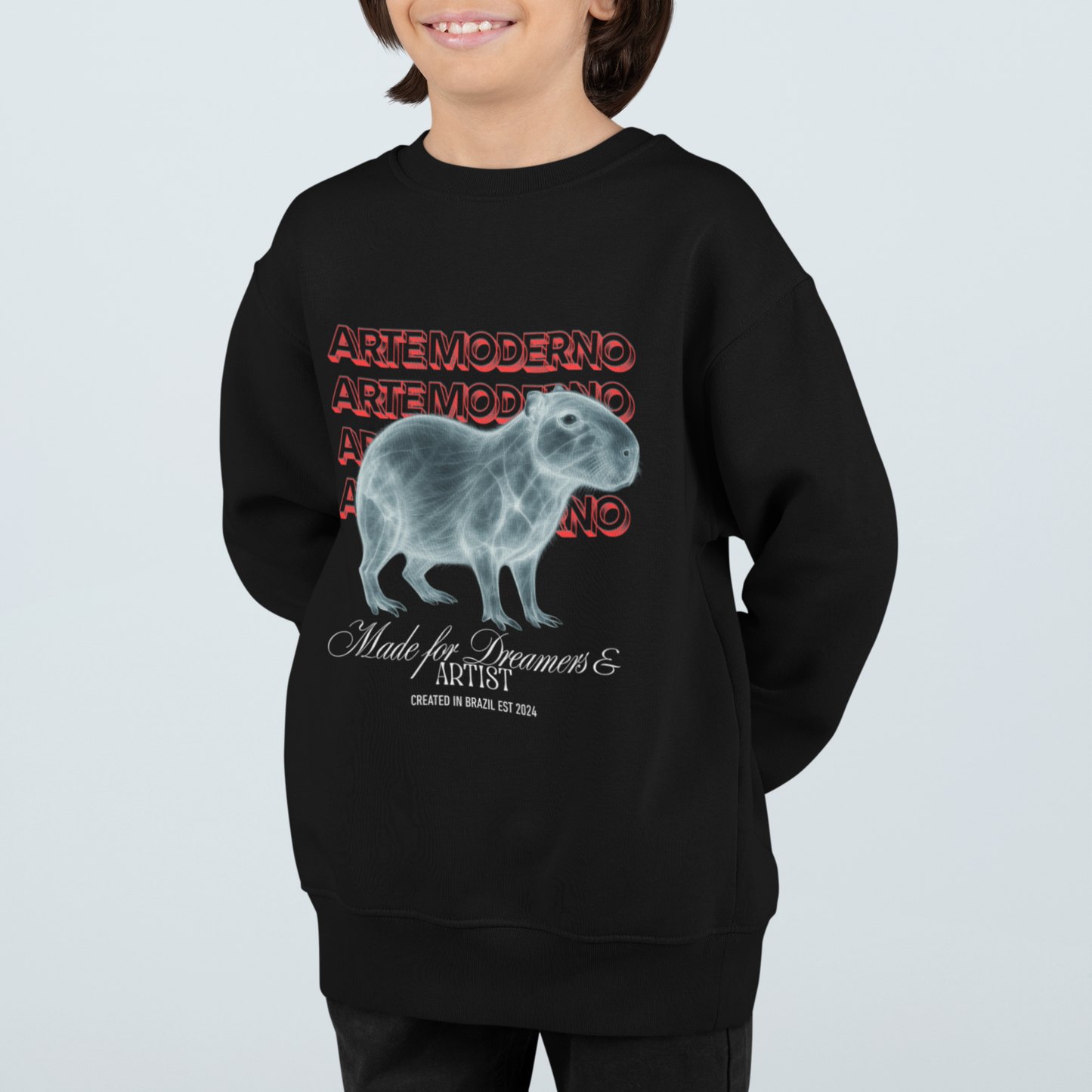 Moletom Capivara Arte Moderna – Estilo Urbano Confort Premium