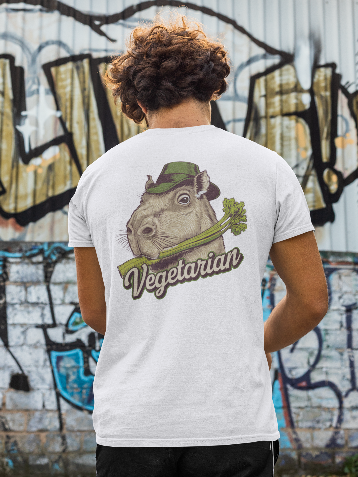 'Vegetarian' Camiseta Unissex Premium