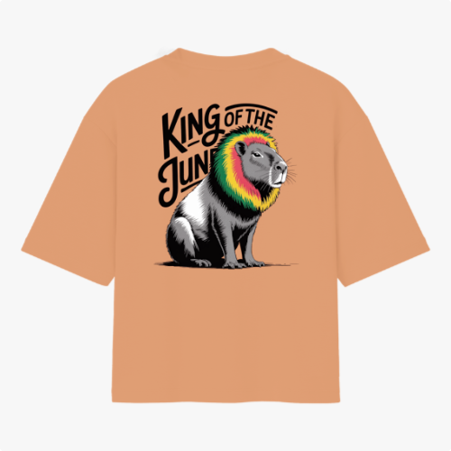 Blusa Capivara Reggae – “King of the Jungle” – Estilo Urbano Vintage